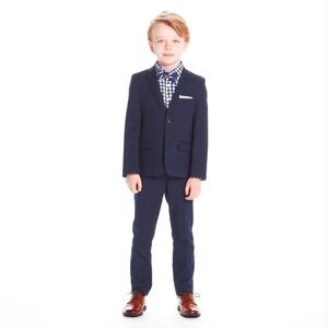 Andy & Evan Boys Navy Stretch Suit with Comfy-Flex Technology Size 10 NWT